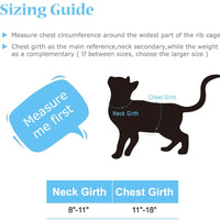 PUPTECK Cat Harness with Leash Set - Adjustable Escape Proof Walking Chest Strap with Pineapple Pattern - BESTMASCOTA.COM