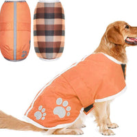 Ropa de Invierno para perro de Pupteck; chaqueta para perros grandes impermeable, reversible y reflectante para el frío - BESTMASCOTA.COM