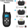 FRiEQ Collar de entrenamiento para perro, mando a distancia, resistente al agua, recargable con tono/vibración/modos de choque eléctrico para perros pequeños, medianos y grandes - BESTMASCOTA.COM