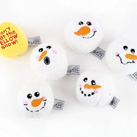 Bola de nieve lucha Plush Dog Toy por midlee - BESTMASCOTA.COM