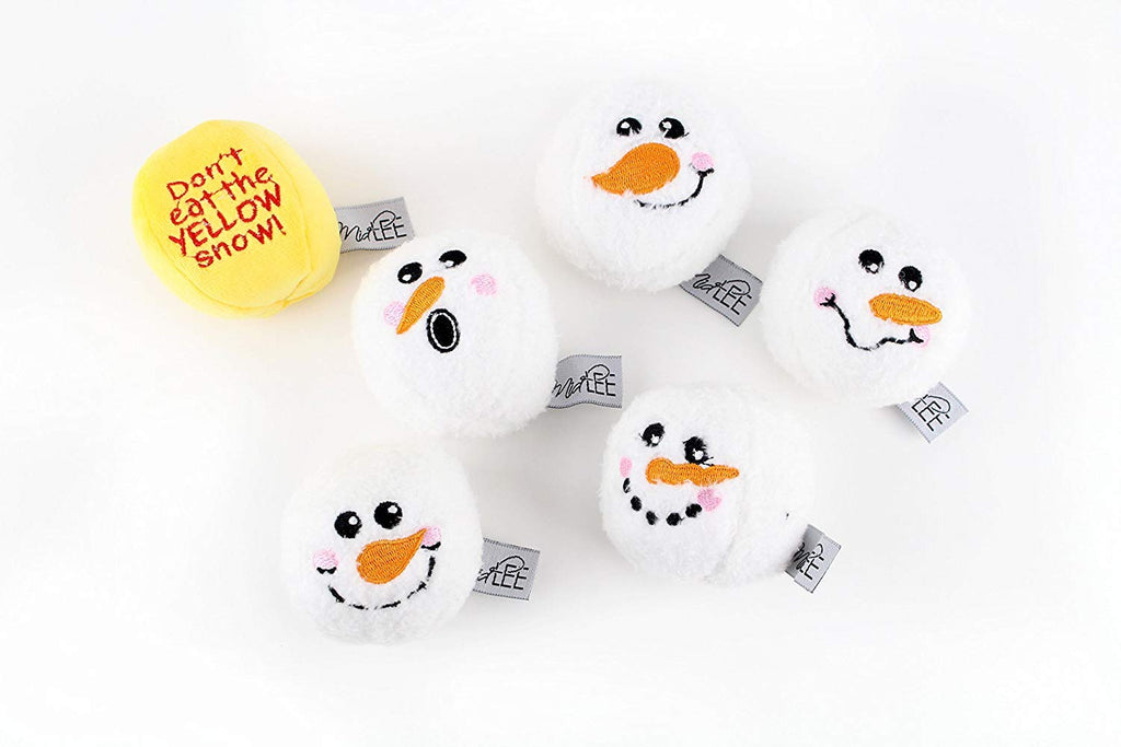 Bola de nieve lucha Plush Dog Toy por midlee - BESTMASCOTA.COM