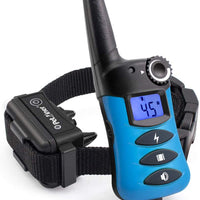 Petrainer 620 Collar de entrenamiento para perro, impermeable, recargable, con control remoto, de 1000 pies, con vibración de pitido, collar de choque eléctrico para perros (10-100 libras) - BESTMASCOTA.COM