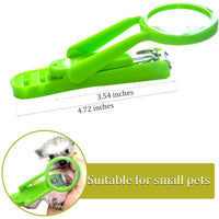 frjjthchy mascota hámster erizo Nail Clipper Trimmer Animal pequeño cortauñas con lupa - BESTMASCOTA.COM