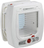 Ferplast para puerta, diseño de gato con Microchip Swing Microchip Talla única,/8.86 X 6.38 X H 9.92," Color Blanco - BESTMASCOTA.COM