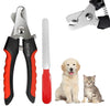 Dog Nail Clippers Pet Nail Trimmers Nail File Set Razor Sharp Blades Safety Guard Sturdy Non Slip Handles Professional Grooming Tool for Large and Small Animals Vet Recommended - BESTMASCOTA.COM