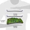 Turtle Platform for Aquarium - Floating Dock for Relaxation, Drying & Basking - Green, Rubber Foam Island Terrarium Décor - Great Spot for Heat Conduction - with 4 Suction Cups & 2 Brackets for Easy - BESTMASCOTA.COM