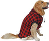 PAWZ grande perro tartán camisa Escudo Sudadera con Capucha Mascota Invierno Ropa suave y cálida - BESTMASCOTA.COM