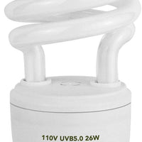 Simple Deluxe - Bombilla fluorescente compacta de 26 W para reptiles, para mascotas - BESTMASCOTA.COM