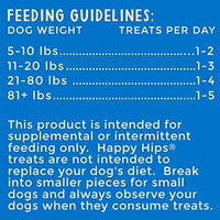 Happy Hips Grilled Strips, Functional Dog Treats, Supports Hip & Joint Health with Glucosamine & Chondroitin - BESTMASCOTA.COM