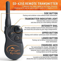 SportDOG Brand 425 - Collar electrónico con control remoto (500 yardas, estático, vibratorio y tono, impermeable, recargable, incluye nueva serie X) - BESTMASCOTA.COM
