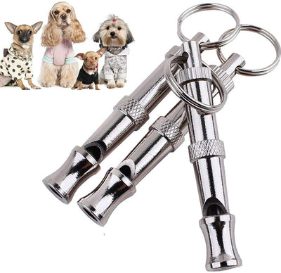 GETIEN Silbato de perro para detener ladridos con frecuencia ajustable, herramienta de entrenamiento para perros, 3 unidades con correa de cordón gratis - BESTMASCOTA.COM
