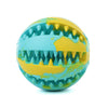 Pelota de juguete QINUKER para mascotas, interactiva, duradera, fuerte para masticar, jugar a IQ, juguete de entrenamiento para masticar, suave goma natural, resistente a mordeduras para cachorros pequeños y medianos en interiores y exteriores - BESTMASCOTA.COM