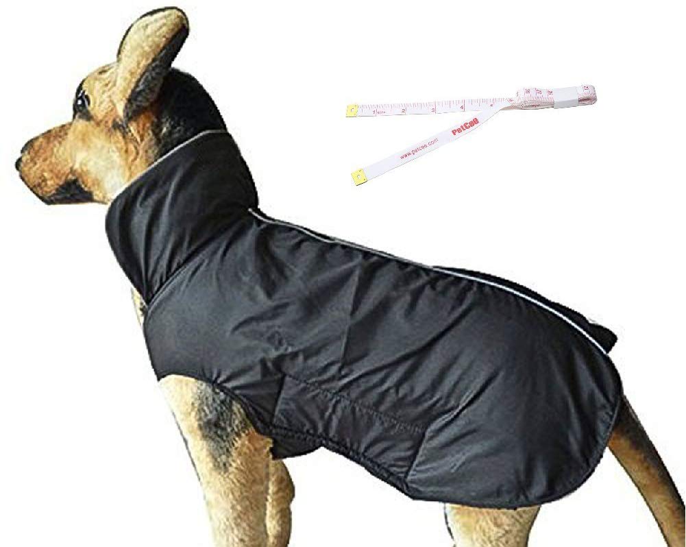 PETCEE - Chaqueta impermeable para perro, forro polar suave para invierno, deportes al aire libre, chaleco para mascotas, traje de nieve, ropa de doble superficie - BESTMASCOTA.COM