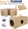 PAWABOO Tubo de túnel para gatos, paquete de 2, papel kraft natural grueso de alta calidad, túneles extendidos para mascotas, gatos, gatos, tiendas, juguetes interactivos, laberinto, casa de gatos, cama para gato, cachorro, conejo, etc. - BESTMASCOTA.COM