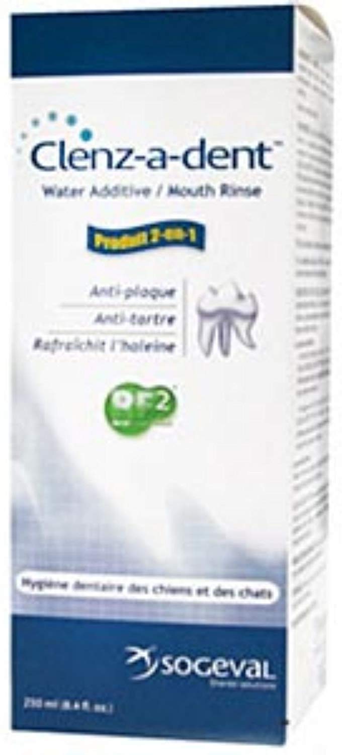 clenz un aditivo Dent/agua del enjuague bucal (250 ml) - BESTMASCOTA.COM