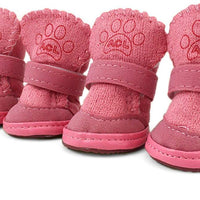 URBEST botas para perros con velcro, 2 pares, color marrón - BESTMASCOTA.COM