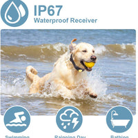 Bousnic Collar de entrenamiento para perro, actualizado, 3.3 ft de distancia, recargable, resistente al agua, cuello de choque eléctrico con vibración de pitido para perros pequeños, medianos y grandes - BESTMASCOTA.COM
