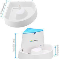 isYoung Fuente para mascotas, fuente de agua automática para perros y gatos, de 2,5 l - BESTMASCOTA.COM