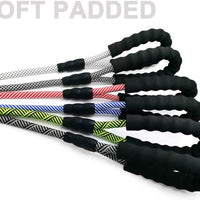 Correa para perro MayPaw resistente, de nailon de 1/2 x 6 pies, con asa acolchada suave y gruesa para perros grandes y medianos - BESTMASCOTA.COM