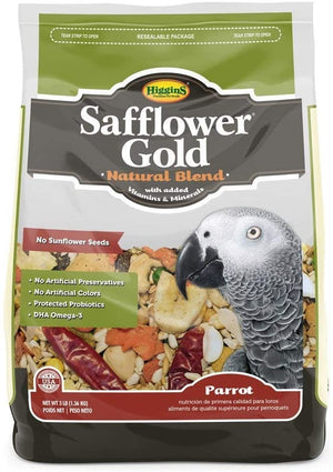 Higgins Safflower Gold Natural Food Mix para loros - BESTMASCOTA.COM