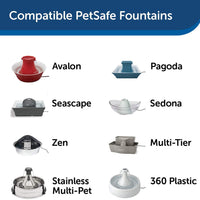 PetSafe Bomba de repuesto para fuente de agua para mascotas, funciona con fuentes de cerámica para perros y gatos Drinkwell 360 - BESTMASCOTA.COM