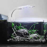 Lámpara LED para acuario de 10 W, muy delgada, 5730, para iluminación de plantas acuáticas (cuerpo blanco + luz azul) - BESTMASCOTA.COM