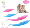 VSTON Cepillo de dientes de silicona para gatos, cepillo de dientes para masticar, juguete dental interactivo para ratones de pescado, cepillo de dientes con juguetes de gato, palo de silicona molar para gatitos, resistente a mordeduras - BESTMASCOTA.COM