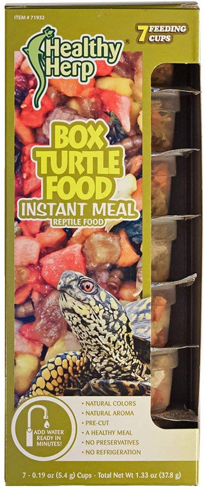 San Francisco Bay marca 7 pack Herp saludable Box Turtle Mix Instant comida, grande - BESTMASCOTA.COM