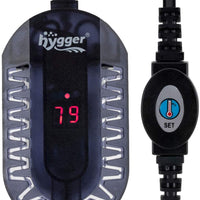 Hygger Mini calentador sumergible para acuario, 50 W, 100 W, LED ajustable, pantalla digital de temperatura, pequeño calentador de tanque para tortuga, Betta, peces, calentador de agua con protección - BESTMASCOTA.COM