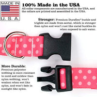 Collar de perro personalizado de Buttonsmith – Impresión permanente resistente a la decoloración, hebilla de grado militar resistente al óxido, resistente a olores y moho, elección de 5 tamaños, fabricado en los Estados Unidos - BESTMASCOTA.COM