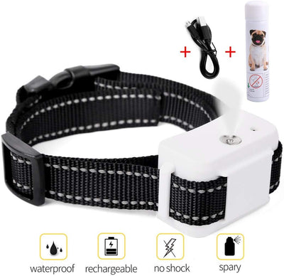 Collar de corteza de perro, Jing Cheng, compacto, antiladridos para perro, con detección de ladridos automáticos, sensibilidad ajustable, humano, recargable e impermeable para perros pequeños y medianos y grandes - BESTMASCOTA.COM