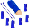 Mascota, Cepillo de dientes para mascotas, perros o gatos, Suave cepillo de cerdas para el cuidado dental de su gato, perro o mascota pequeña (6 unidades) - BESTMASCOTA.COM
