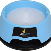 Less Mess Pet Bowl - Sin goteo, antigolpes, a prueba de derrames, antideslizante - Agua o comida + Ideal para perros, cachorros, gatos y razas pequeñas o grandes - Mantenga el agua fresca - BESTMASCOTA.COM