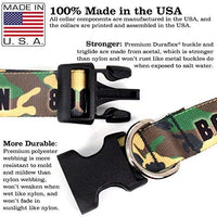 Collar de perro personalizado de Buttonsmith – Impresión permanente resistente a la decoloración, hebilla de grado militar resistente al óxido, resistente a olores y moho, elección de 5 tamaños, fabricado en los Estados Unidos - BESTMASCOTA.COM