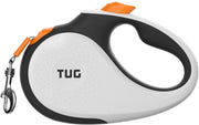 TUG Patented 360° Tangle-Free, Heavy Duty Retractable Dog Leash with Anti-Slip Handle; 16 ft Strong Nylon Tape/Ribbon; One-Handed Brake, Pause, Lock - BESTMASCOTA.COM