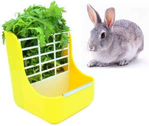 Sxbest - Comedero de heno 2 en 1 para cobayas, conejo, para interior de conejo, conejo, chinchilla, comedero para uso para césped y alimentos - BESTMASCOTA.COM