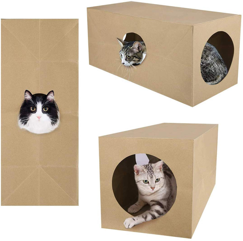 Puerta tipo tunel para gatos