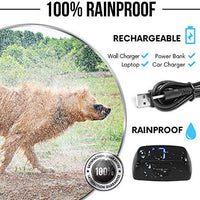 FIG TRADERS Collar de corteza para perro 2019 con pantalla LED, 7 niveles de sensibilidad e intensidad ajustables, dos modos anti ladridos recargables/resistente a la lluvia, sin ladridos para razas medianas y grandes - BESTMASCOTA.COM