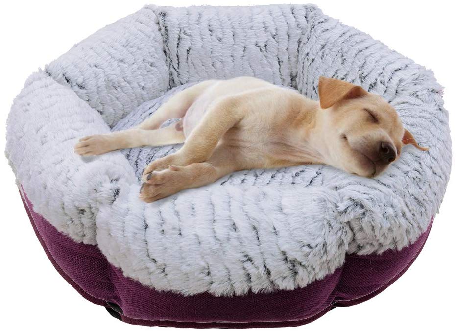 Esceneral Cama para mascotas para gatos y perros, tela suave de PV