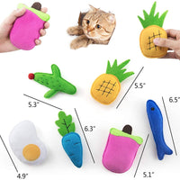 AWOOF Catnip Juguetes para gatos, Naturales Catnip Kitten Juguetes Gato Juguetes Set - BESTMASCOTA.COM
