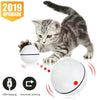 Pakoo Juguete interactivo para gato, juguete de gatito con ruedas automático, bola de movimiento recargable por USB, luz LED giratoria con función de temporizador, el mejor regalo para tu gatito - BESTMASCOTA.COM