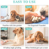 Molinillo de uñas para perros, 2 velocidades, cortadora de uñas de mascotas, suave, sin dolor, eléctrico, recorte de pelo pequeño, mediano y grande, portátil, recargable por Petural - BESTMASCOTA.COM