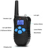 Runpettee - Collar de entrenamiento para perro, totalmente impermeable, recargable, con vibración, golpes, tono y retroiluminación LCD, collar electrónico de choque de Vibra, XL - BESTMASCOTA.COM
