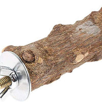 Rluii Parrot Bird Natural Wood Stand Perch Swing/Stainless Steel Parrot Cup/Parrot Parakeet Cockatiel Cage Food Box Water Cup Stainless Steel Pet Bird Feeder Bowl Birdcage Accessories - BESTMASCOTA.COM