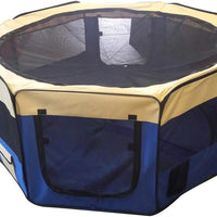COOL Runners 60 por 60 por 30-Inch Indoor/Outdoor Portable lado suave Pet Play Pen/Caseta para perros o gatos, tamaño grande - BESTMASCOTA.COM