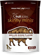 Fruitables Skinny Minis Bison Soft & Chewy Dog Treats - BESTMASCOTA.COM