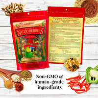 LAFEBER'S Gourmet Nutri-Berries - Paquete de muestras de alimentos variados, hechos con ingredientes no OMG y de grado humano, para loros, 10 onzas cada uno - BESTMASCOTA.COM