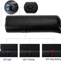 POVAD - Repelente ultrasónico LED para perros, 3 en 1, repelente ultrasónico para mascotas, antiladridos y antiladridos (negro) - BESTMASCOTA.COM