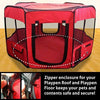 ToysOpoly, jaula de 45 pulgadas interior/exterior, corralito para animal doméstico La mejor perrera de ejercicio para tu perro, gato, conejo, perrito, hámster o conejillo de Indias Pluma portable para un fácil trazado - BESTMASCOTA.COM