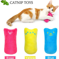 AINOLWAY Juguetes de gato interactivos divertidos para gatito gatito gato gato mimbre dentición masticar 3 piezas - BESTMASCOTA.COM